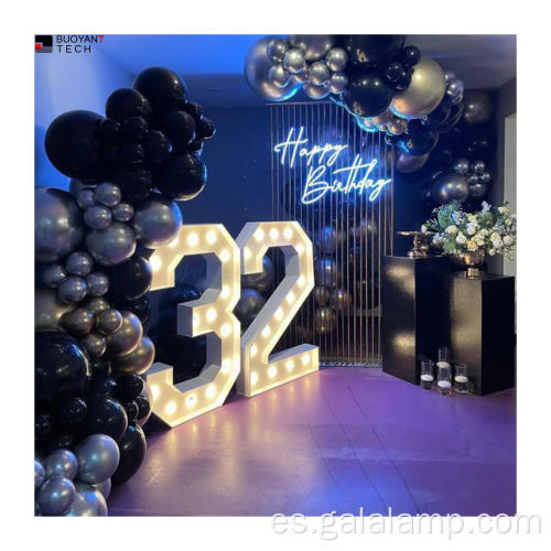 LED LIGHT DE FIESTA DE CUMPLEA DE DISEMBRA DE EVENTOS